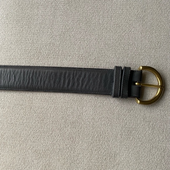 Vintage 90's Coach 8500 Women's Belt - Medium - Navy - Picture 2 of 6